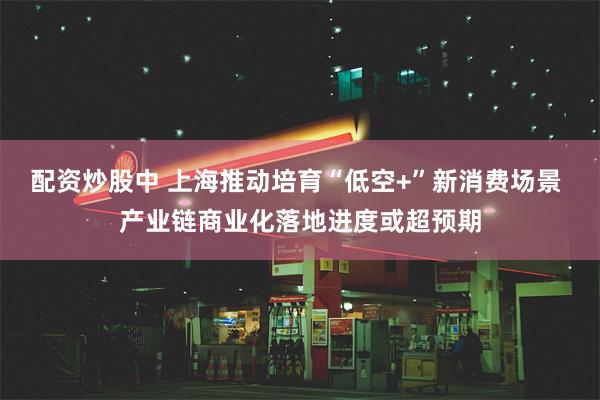 配资炒股中 上海推动培育“低空+”新消费场景 产业链商业化落地进度或超预期