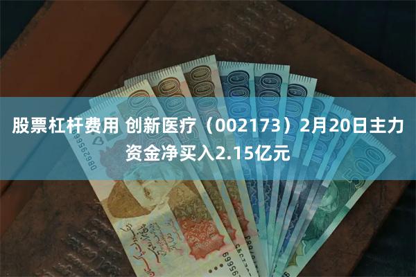 股票杠杆费用 创新医疗（002173）2月20日主力资金净买入2.15亿元