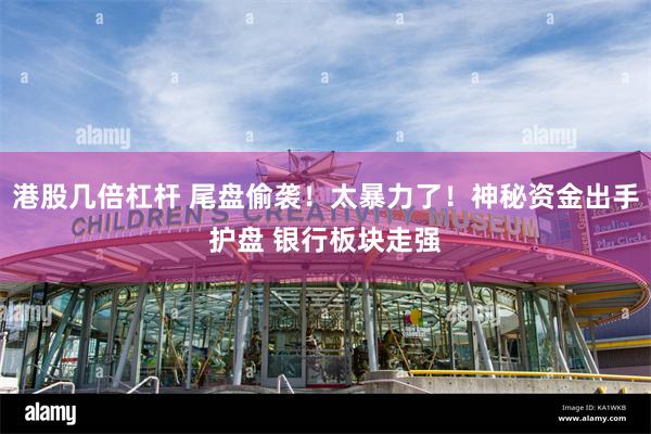 港股几倍杠杆 尾盘偷袭！太暴力了！神秘资金出手护盘 银行板块走强