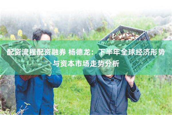 配资流程配资融券 杨德龙：下半年全球经济形势与资本市场走势分析