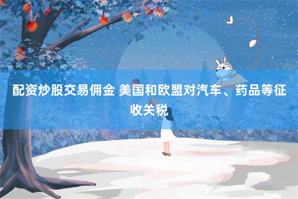 配资炒股交易佣金 美国和欧盟对汽车、药品等征收关税