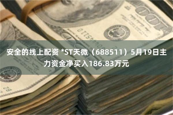安全的线上配资 *ST天微(688511)5月19日主力资金净买入186.83万元