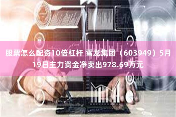 股票怎么配资10倍杠杆 雪龙集团（603949）5月19日主力资金净卖出978.69万元