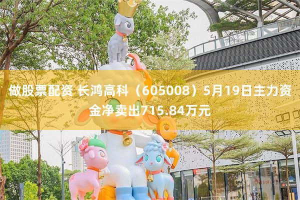 做股票配资 长鸿高科（605008）5月19日主力资金净卖出715.84万元
