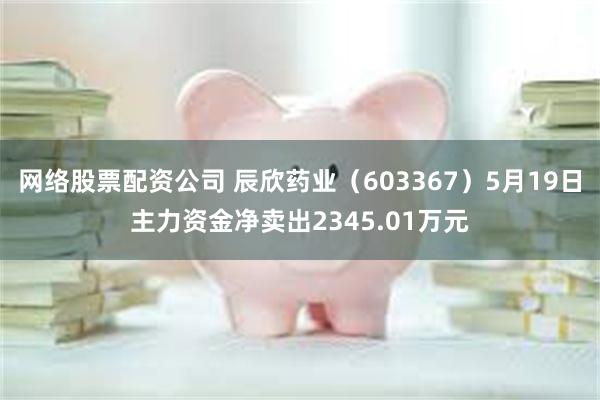 网络股票配资公司 辰欣药业（603367）5月19日主力资金净卖出2345.01万元