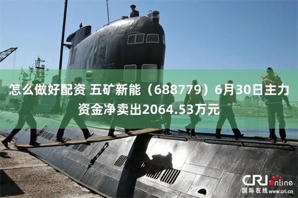 怎么做好配资 五矿新能（688779）6月30日主力资金净卖出2064.53万元
