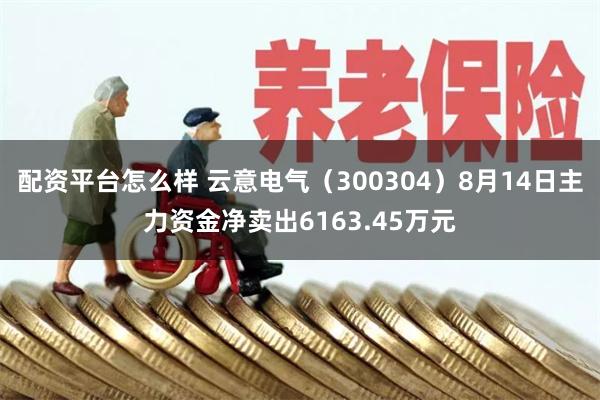 配资平台怎么样 云意电气（300304）8月14日主力资金净卖出6163.45万元
