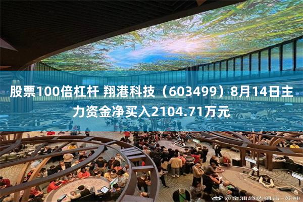 股票100倍杠杆 翔港科技（603499）8月14日主力资金净买入2104.71万元