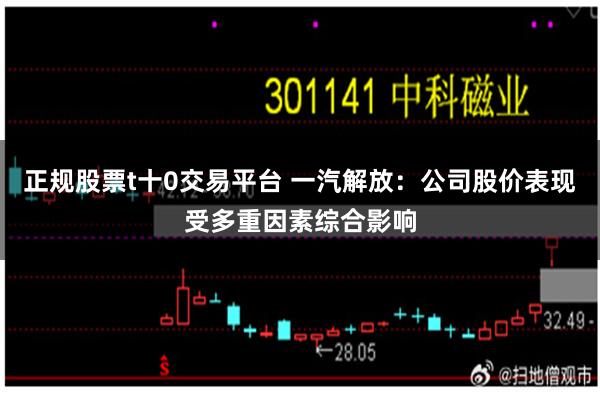 正规股票t十0交易平台 一汽解放：公司股价表现受多重因素综合影响