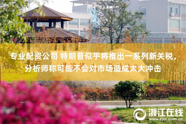 专业配资公司 特朗普似乎将推出一系列新关税，分析师称可能不会对市场造成太大冲击