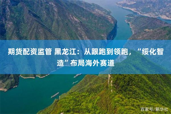 期货配资监管 黑龙江：从跟跑到领跑，“绥化智造”布局海外赛道