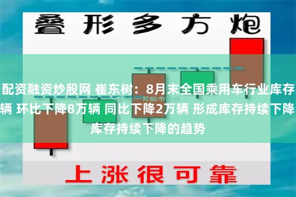 配资融资炒股网 崔东树：8月末全国乘用车行业库存314万辆 环比下降8万辆 同比下降2万辆 形成库存持续下降的趋势