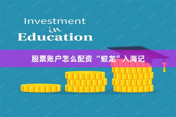 股票账户怎么配资 “蛟龙”入海记
